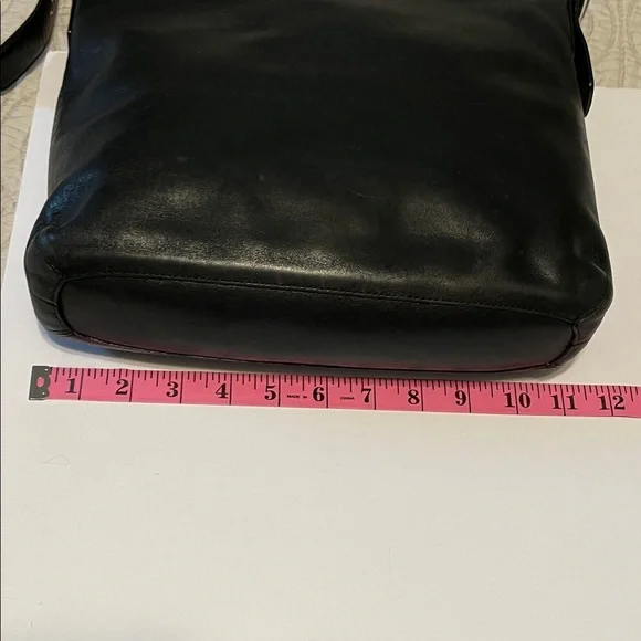 Coach 9133 Legacy Gallery Slim Black Leather Shoulder Bag - Picture 10 of 16